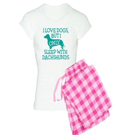 

CafePress - Sleep With Dachshunds - Women s Light Pajamas
