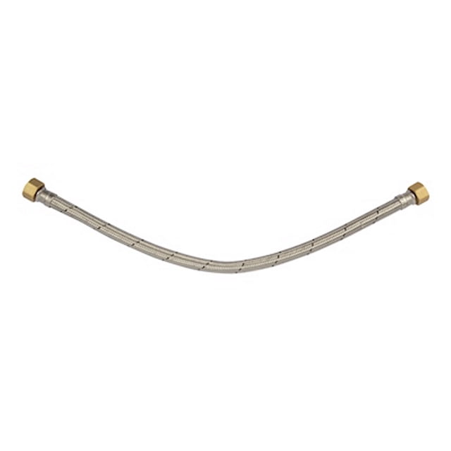 conector flexible 1/2 x 1/2 pulgada x 100 cm plata