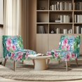 thumbnail image 4 of HELLHERO Tropical plants Decorations Armless Accent Chair Cover with Stain Protection, Dustproof Armless Accent Chair Protector, 4 of 8