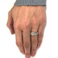 thumbnail image 5 of Pompeii 1 ct Mens Diamond Five Stone Wedding Ring Platinum (G/H,I1), 5 of 7