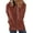 Brown, variant on Brilliant Hoodies for Women Plus Size Fashion Woman Long Sleeve Zipper Open Front Loose Outerwear Printing Blouse Coat Tops Pockets Hooded Blouse Clearance Clothes under $5.00
