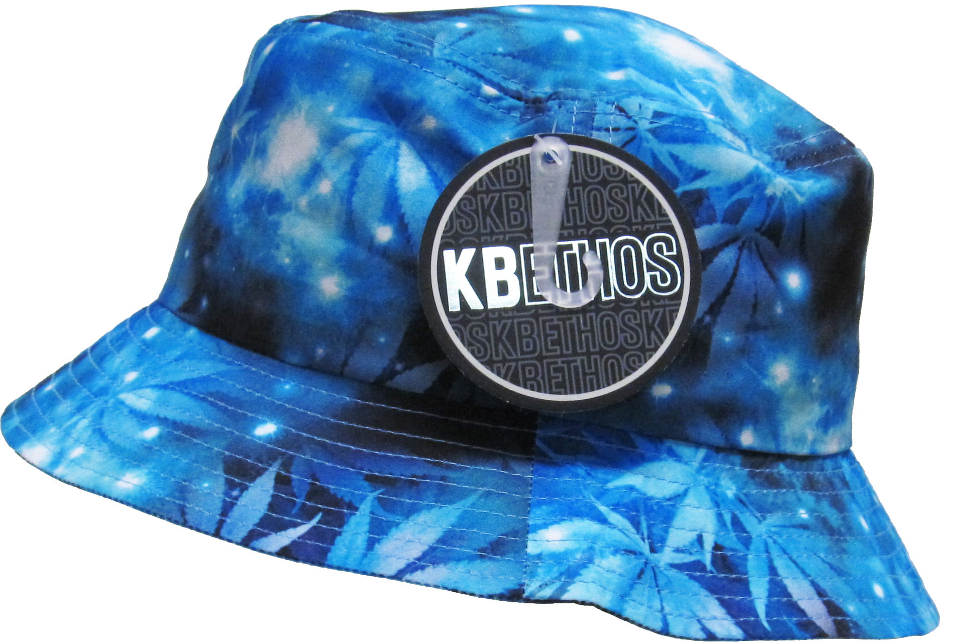Kbethos Green Weed Marijuana Galaxy Bucket Boonie Hat 