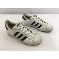 thumbnail image 3 of Adidas Shoes Men's 6 Women's 7.5 Superstar White Black Stripe Tree Foil Sneakers, 3 of 6