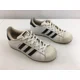 thumbnail image 3 of Ad-id-as Shoes Men's 6 Women's 7.5 Superstar White Black Stripe Tree Foil Sneakers, 3 of 6