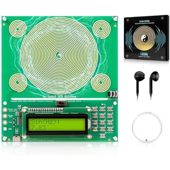 Frequency Generator for Healing | Frequency Generator Resonator Sound Frequency Machine with Type-C | 0.01-200000Hz Adjustable Schumann Sine Wave Resonance Generator$$Electrical