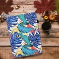 thumbnail image 6 of Allytech Case for Universal 7.5-8.5 Inch Tablets, Flip PU Leather Anti-Slip Stand Magnetic Snap Card/Pen Holder Cover for Galaxy Tab 8.0 inch/ZenPad 8.0"/EWT816-BL & Around 8" Models, Palm Leaves, 6 of 6