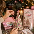 thumbnail image 4 of TTJ DIY Beaded Christmas Tree Kit, Handmade Jewelry Style Christmas Tree Craft Set With Beads And Ornaments, Creative Holiday Art Project For Adults, Home Office Decor And Gift (C), 4 of 6