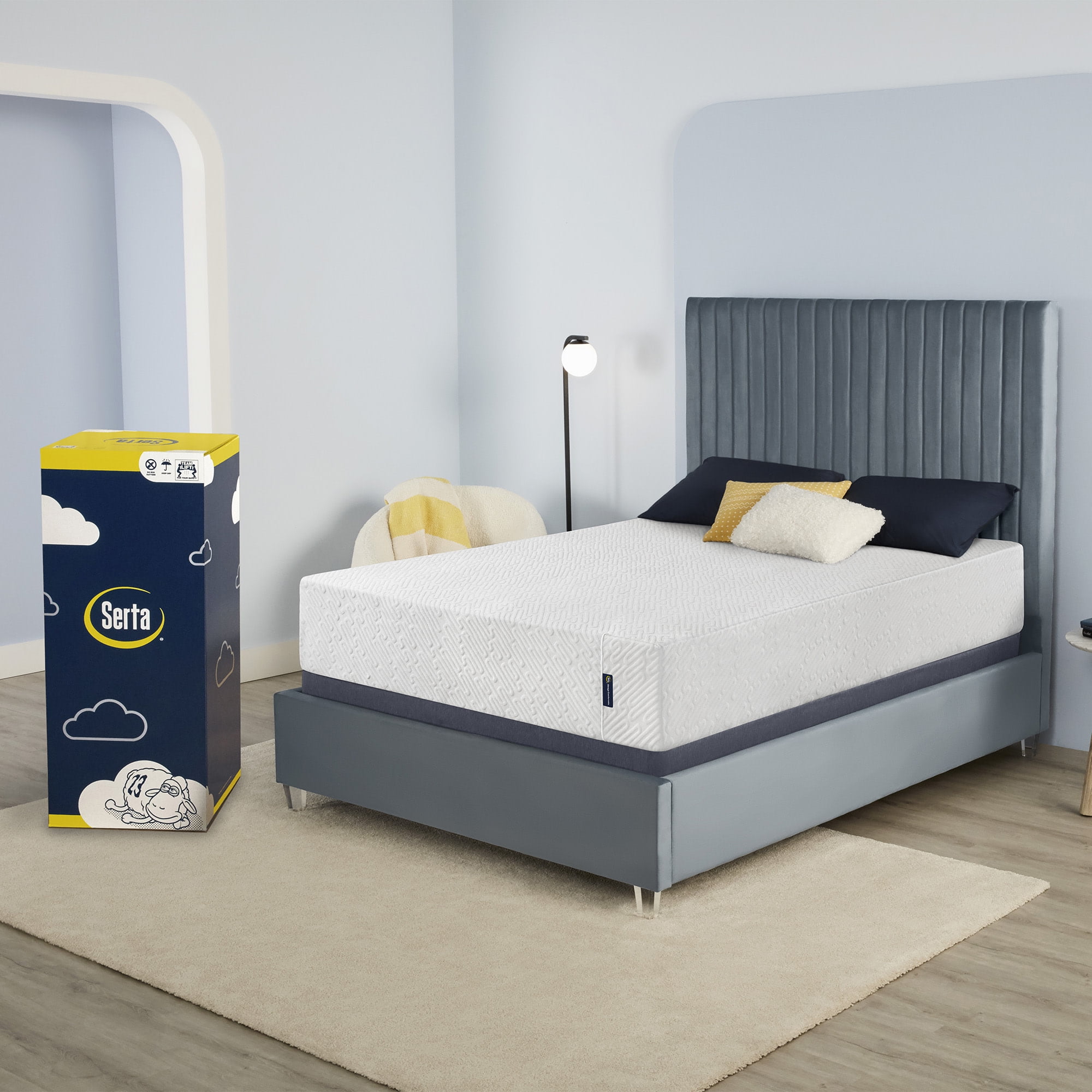 Serta 12" Full Sheep Dreams Medium Memory Foam Mattress