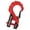 Red, variant on Heavy Duty 25T Zinc Coated Winch Hook with Latches & Detachable Pin for Off-Road Truck Towing