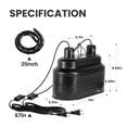 thumbnail image 2 of Luminaria para reptiles Simple Deluxe Dual, 160 W, para terrario, 2 of 7