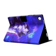 thumbnail image 6 of SaniMore for Samsung Galaxy Tab A8 10.5 inch 2022 SM-X200/SM-X205 Case, PU Leather Wallet Flip Case Auto Wake/Sleep Card Slots Multiple Viewing Angles Full Wrap Protective Fashion Case, Wolf, 6 of 7