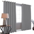 thumbnail image 1 of Cortinas Blackout 275cm Ancho X 215cm De Largo En 2 Paneles, 100% Microfibra Poliéster GRIS OSCURO, 1 of 1