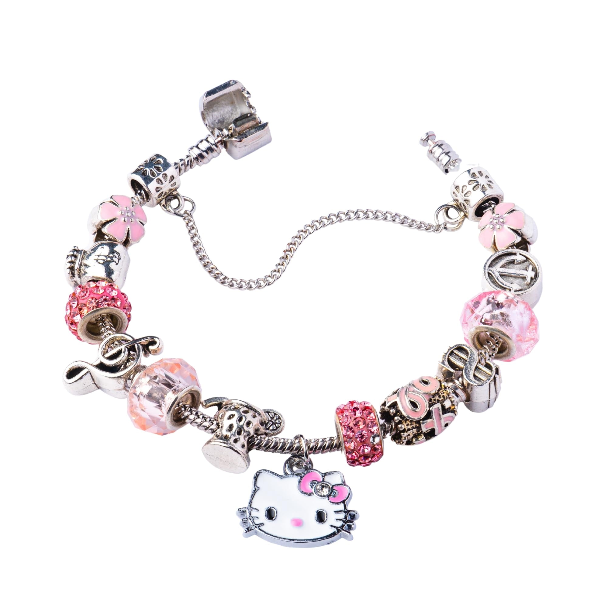 X 10 PACKS Hello Kitty Fashion Charms & Bracelets by Topps £4.99