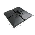 thumbnail image 7 of C-Hopetree 356 lb Heavy Duty Base Weights Stand for Offset Cantilever Outdoor Patio Umbrella, 4 Piece Set, Black, 7 of 7