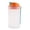 Orange, variant on Giyblacko Sports Water Bottle350ML Single Layer Plastic Cup Protein Powder Shaker Cup Milkshake Cup Sports Fitness Water Cup