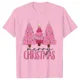 thumbnail image 5 of Camiseta rosa de árbol de Navidad para mujer, traje de fiesta de Navidad con gráfico divertido, ropa informal Harajuku para mujer, camisetas de manga corta con cuello redondo, 5 of 5