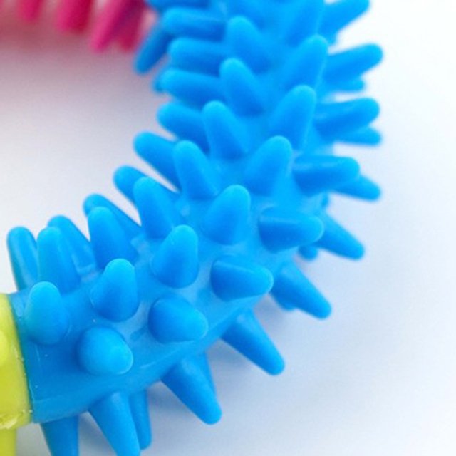 Colorful Pet TPR Chew Toys Interactive Bite Trainer Teeth Clean Toy Aggressive Chewers Pets Supplies Product