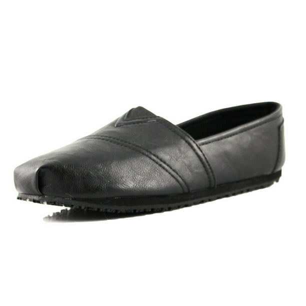 flat slip on non skid shoes