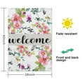 thumbnail image 5 of Spring Summer Multicolored Flower Leaves Garden Flag 28x40 Inch Double Side for Outdoor Courtyard Garden Decor Flowers Welcome Holiday Flag for Outside Decoration, 5 of 6