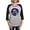 Heather/Black, variant on CafePress - Chocolatelabcard - Womens Baseball Tee