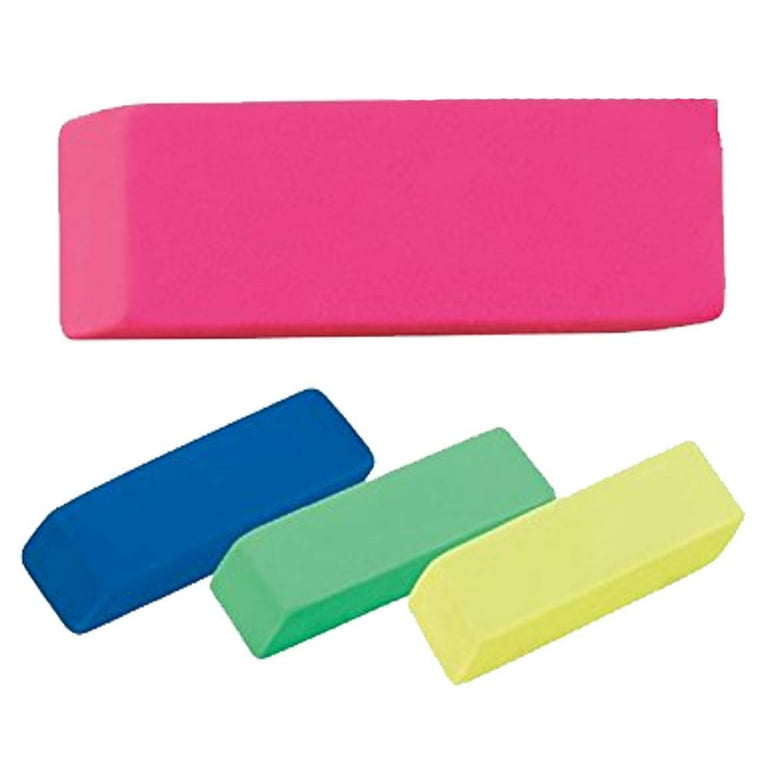 Geomax Rubber Colored Pencil Eraser, For School, Packaging Type