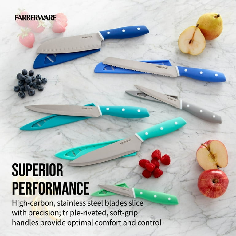 Farberware 3 PARING KNIFE SET 4 pc Plastic/Stainless Steel