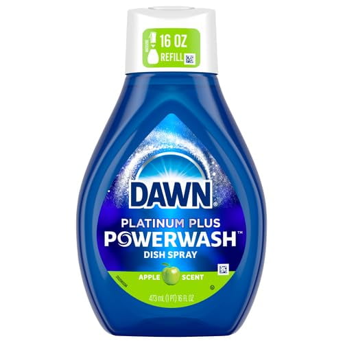 Jabón para Platos Dawn Platinum Powerwash con Aroma a Manzana 473 ml