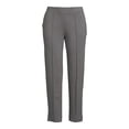 thumbnail image 4 of Time and Tru Women's Cropped Pintuck Pull On Knit Pants, 4 of 5