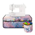 thumbnail image 2 of ZIATUBLE Butterflies Sewing Machine Mat Cherry Blossom Sewing Machine Mat Reduce Vibration Sewing Machine Carrying Pad with Storage Pocket Easy to Carry for Travelling Sewing Classes, 2 of 5