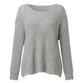 thumbnail image 3 of "Aayomet Cardigan For Women Dressy Women Bow Knot V Neck Long Sleeve Classic Fit Pullover Sweater Tops Casual Work ,Gray S-XXL", 3 of 5