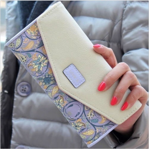 floral wallet