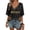 Black, variant on Mexico 2026 Soccer Cup Style V-Neck Tunic for Women, Short Sleeve Loose Fit Top with Gold Letter & Flame Graphic, Lightweight Breathable Jersey, 1 PC Black XXL