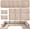 Khaki, variant on 14 count Outdoor Patio Cushion Cover ,  Patio Cushion Covers, Outdoor Furniture Cushion Covers Set for 6 Seat Wicker Rattan Sofa (Deep Grey)