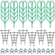 thumbnail image 1 of Equipo De Protección Y Soporte De La Planta, Soportes Para Plantas Trepadoras, Soporte Para Tallos De Plantas, Tallo De Jardín De Plástico, Enrejado Trepador, Herramientas De Bricolaje Para Plantas De Muyoka Hogar, 1 of 6