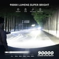 thumbnail image 2 of Lvelia 5 Modes Powerful Flashlights 90000 High Lumens, Waterproof Rechargeable Super Bright Handheld LED Flashlight, 2 of 11