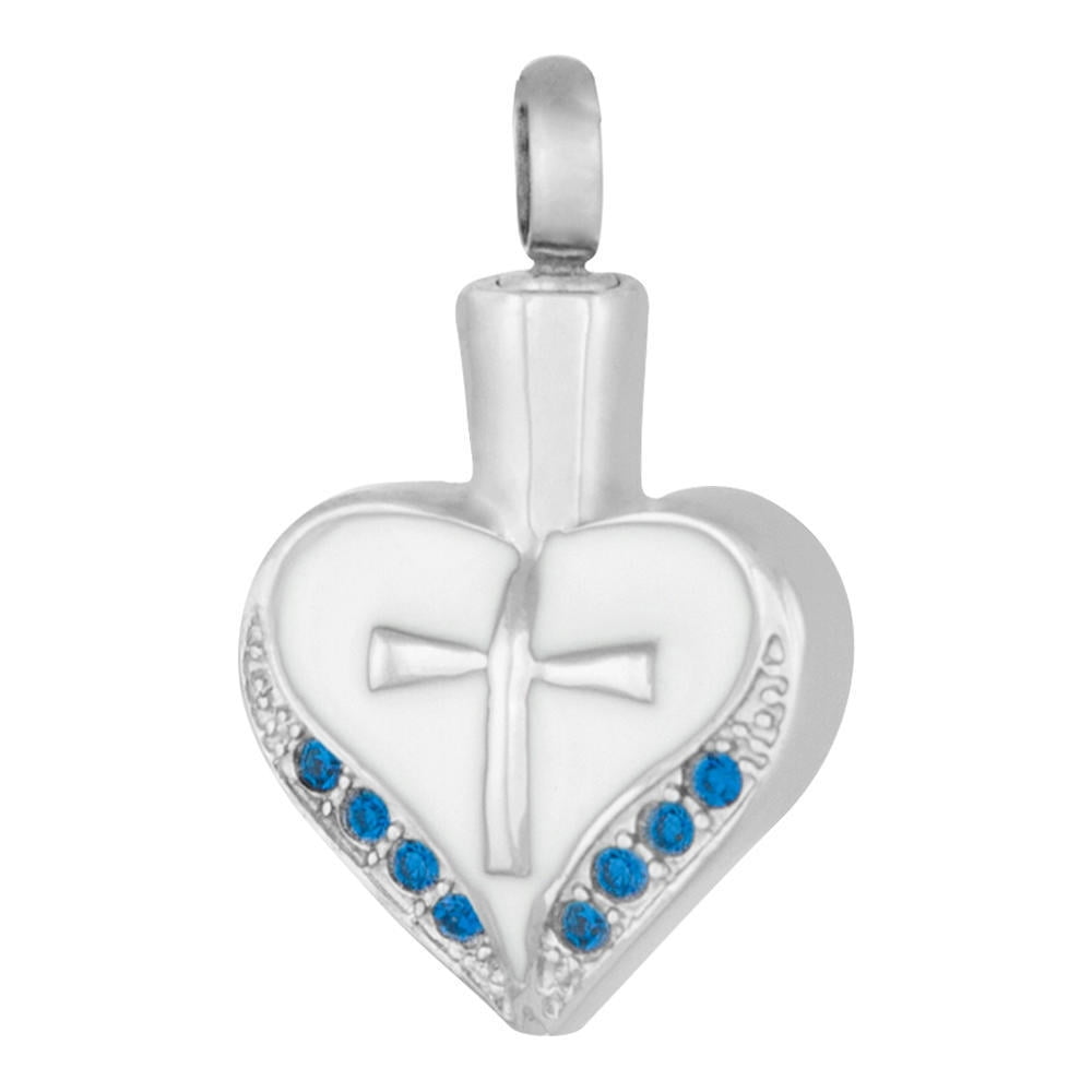 Perfect Memorials Perfect Memorials Topaz Cross My Heart