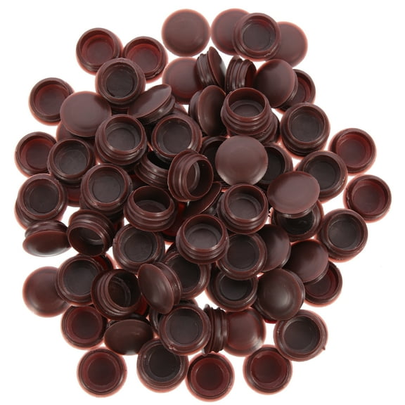 UPOUART 100-Pack Reusable Furniture Hole Plugs for Home Decor, Shock Absorbing, Hole Sealers, 0.8 x 0.8 x 0.3 Inch Size