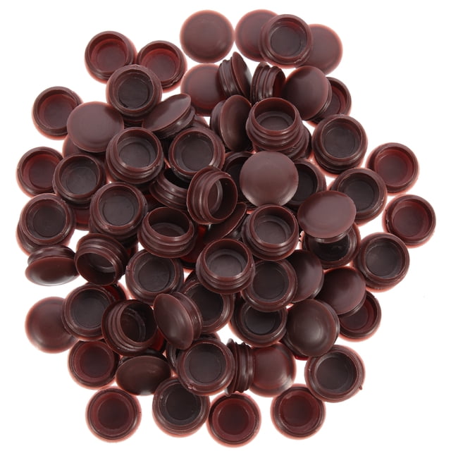 Shisuyan Capuchons Décoratifs pour Meubles Marron 100 Pcs 2X0.8In