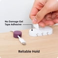 thumbnail image 3 of U Brands 6 Count Adhesive Silicone Cable Dots for Cords and Chargers, Multicolor, 3 of 6