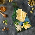 thumbnail image 5 of Woodland Cutting Board, Waterfall Asia Thailand Jungle Tropic Plants Trees Tourist Attraction, Tempered Glass Cutting and Serving Board, Wine Bottle Shape, Turquoise Green Brown, by Ambesonne, 5 of 5