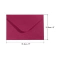 thumbnail image 2 of REGALWOVEN Mini Envelopes, Gift Cards Business Card Envelope for Greeting Wedding Dark Red, 2 of 6