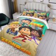 thumbnail image 3 of Equipo Zenko Go Conjunto de sábanas temático, trío de piezas, cómodo y amigable con la piel, diseño único, regalo de decoración para el hogar para familiares, amigos y fans,140cm *210cm, 3 of 6