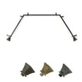 thumbnail image 2 of Domovina Cornet 13/16" Bay Window Single Curtain Rod-Color:Black, 2 of 2