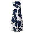 thumbnail image 6 of VBVC Women's Floral V-Neck Maxi Dress,Sleeveless Button Detail Flowy Dress For Women,Ladies Summer A-Line Beach Boho Sundress with Pockets,Navy,S-5XL, 6 of 6