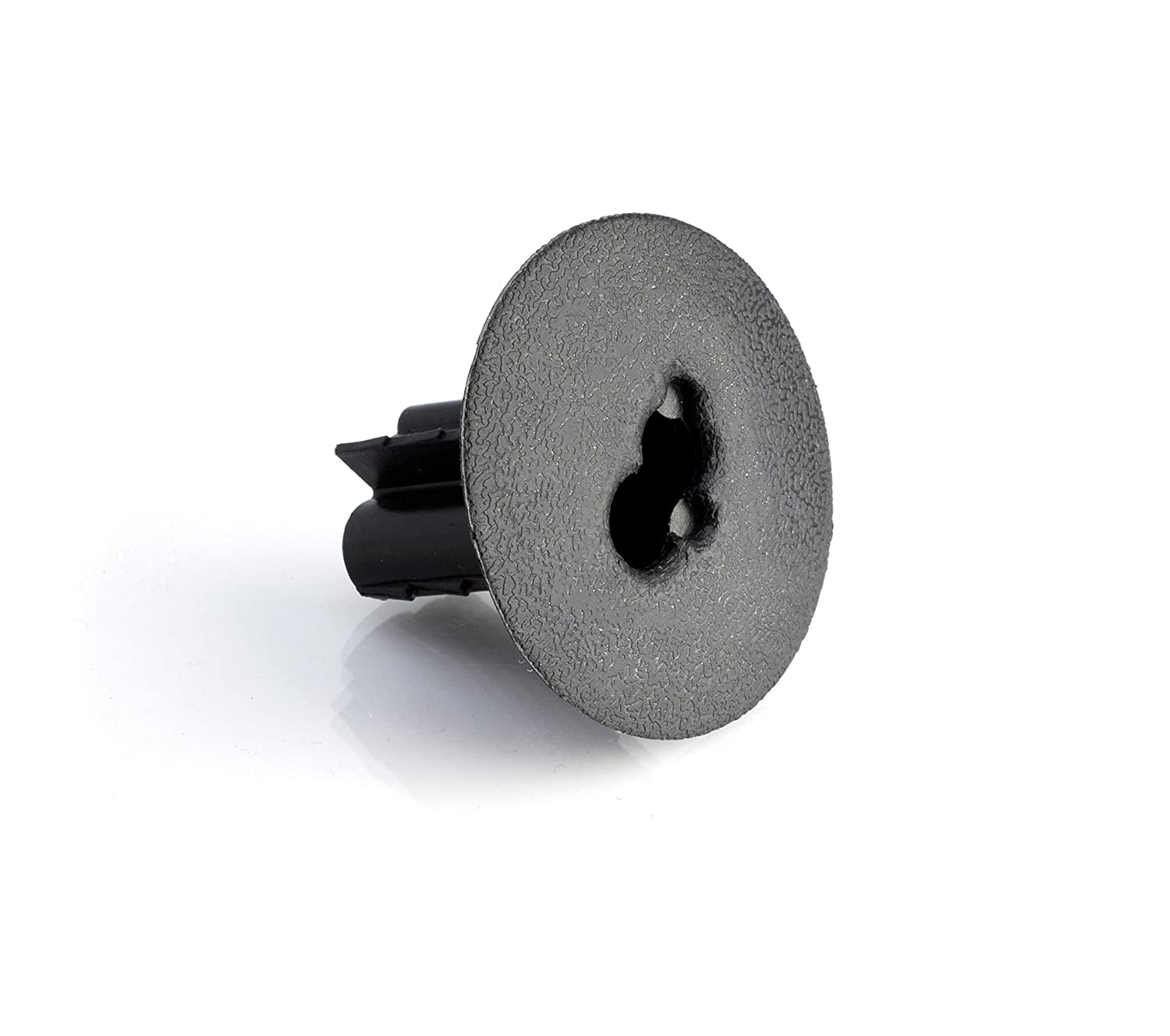 THE CIMPLE CO Black Dual Feed Through Bushing For Coax Coaxial Cable