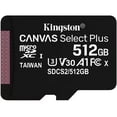 thumbnail image 3 of Tarjeta de Memoria Micro Sd Kingston SDCS2/512GB Con Adaptador SD 512GB Negro, 3 of 3