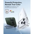 thumbnail image 2 of Funda ESR para iPhone 17 Pro Max con soporte, MagSafe, verde, 2 of 8