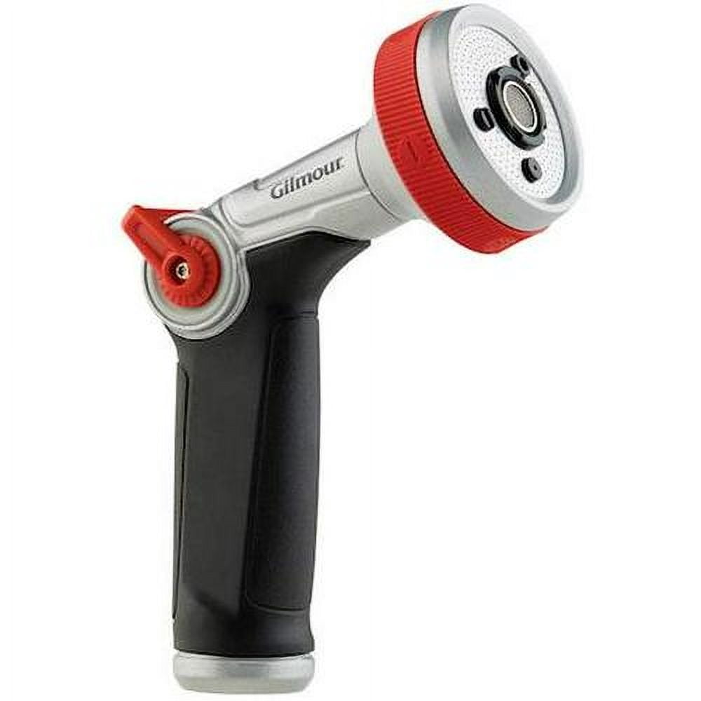 Fiskars Gilmour 5 Pattern Adjustable Multi-Pattern Metal Hose Nozzle