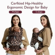Momcozy Baby Carrier for Infant to Toddler, Ergonomic, Comfortable and Lightweight, Suitable for Babies 7-44 lbs, Easy to Wear, Hands Free, Enhanced Lumbar Support