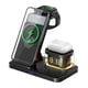 thumbnail image 1 of Estación de carga 5 en 1, función de luz nocturna, cargador inalámbrico portátil para teléfono móvil, reloj, auriculares, 1 of 5
